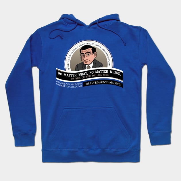 Michael Scott's Philosophy Hoodie by iannorrisart